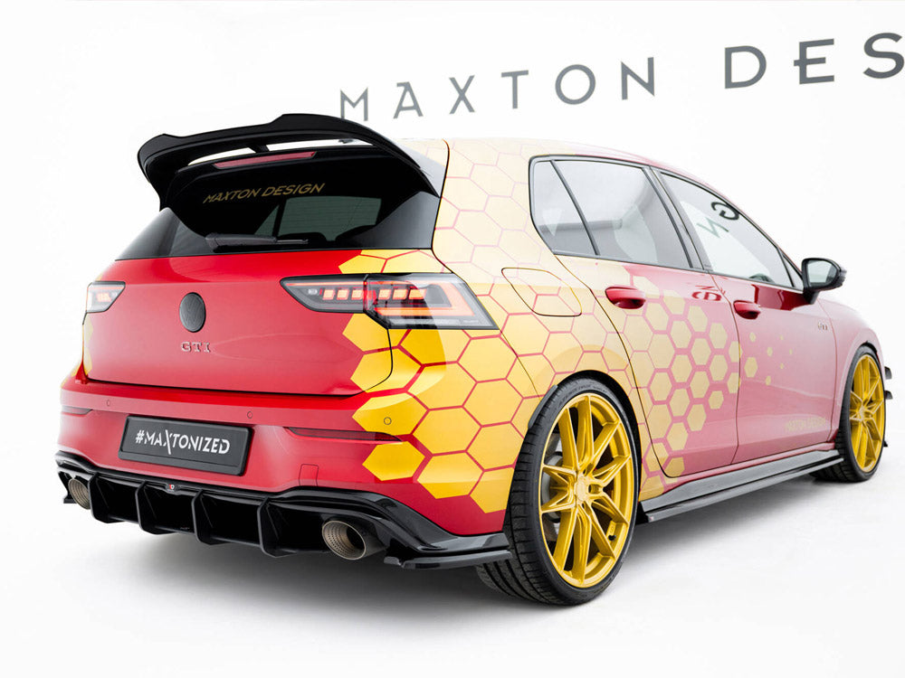 Maxton Design Street PRO Rear Diffuser V.1 Volkswagen Golf GTI Clubsport Mk8 Facelift - VWGO8FGTICSCNC-RS1B - Image 2