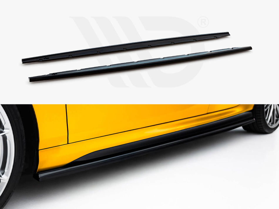 MAXTON DESIGN Side Skirts Diffusers V.1 BMW 1 M-Pack F70