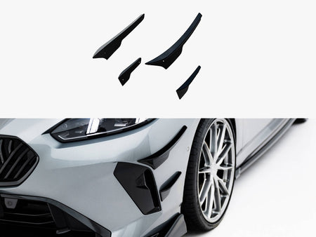 Maxton Design Front Bumper Wings (Canards) BMW M135i F70 - BM-1-M135-F70-CAN1 - Image 1