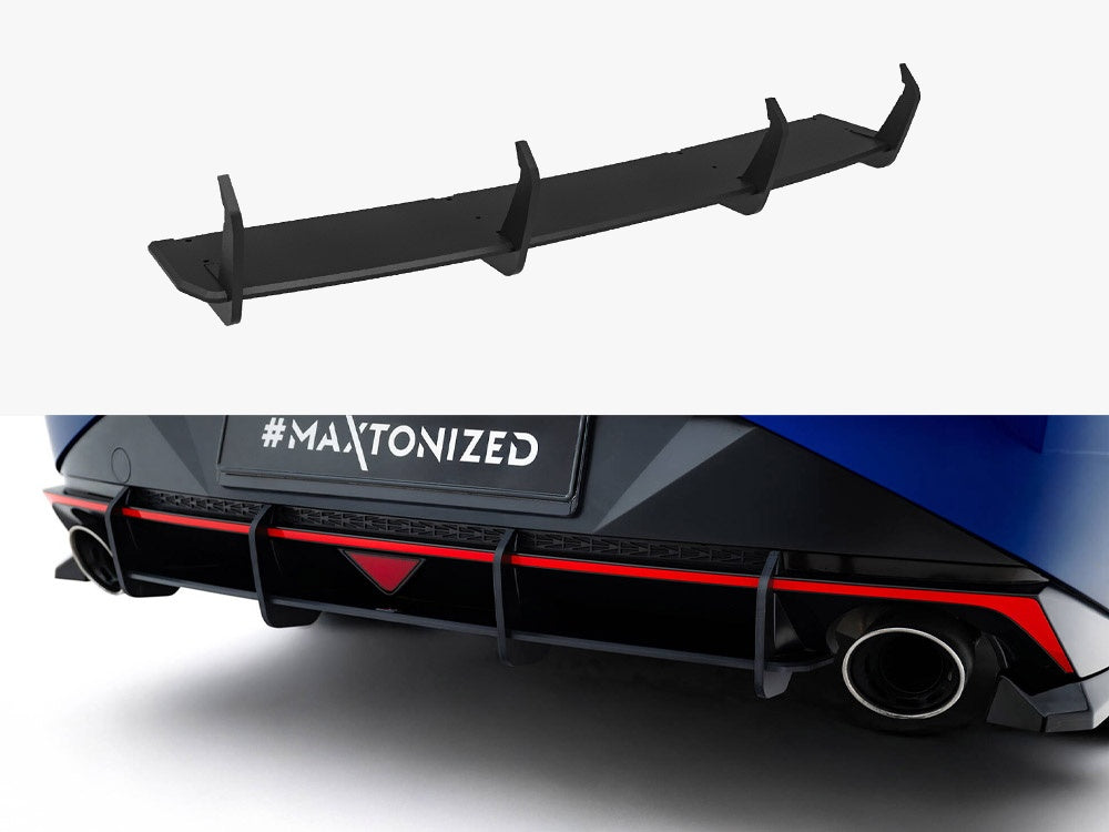 Maxton Design Street PRO Rear Diffuser Hyundai Elantra N Mk7 - HYEL7NCNC-RS1B - Image 1
