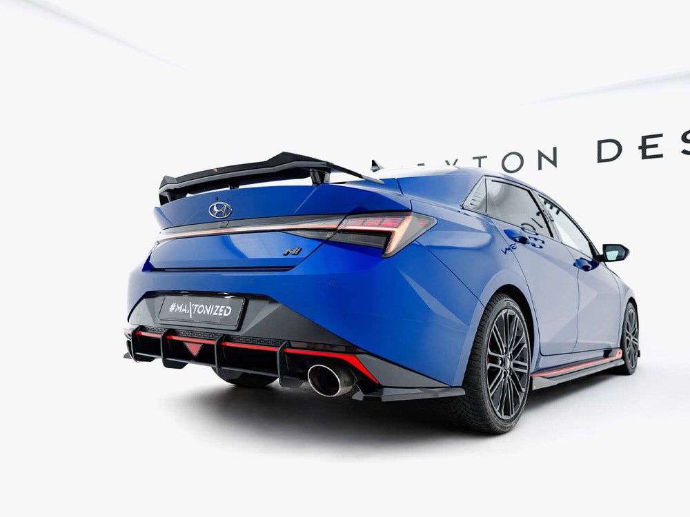 Maxton Design Street PRO Rear Diffuser Hyundai Elantra N Mk7 - HYEL7NCNC-RS1B - Image 2