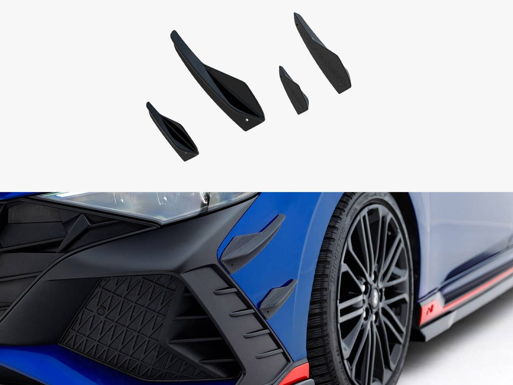 Maxton Design Front Bumper Wings (Canards) Hyundai Elantra N Mk7 - HY-EL-7-N-CAN1 - Image 1