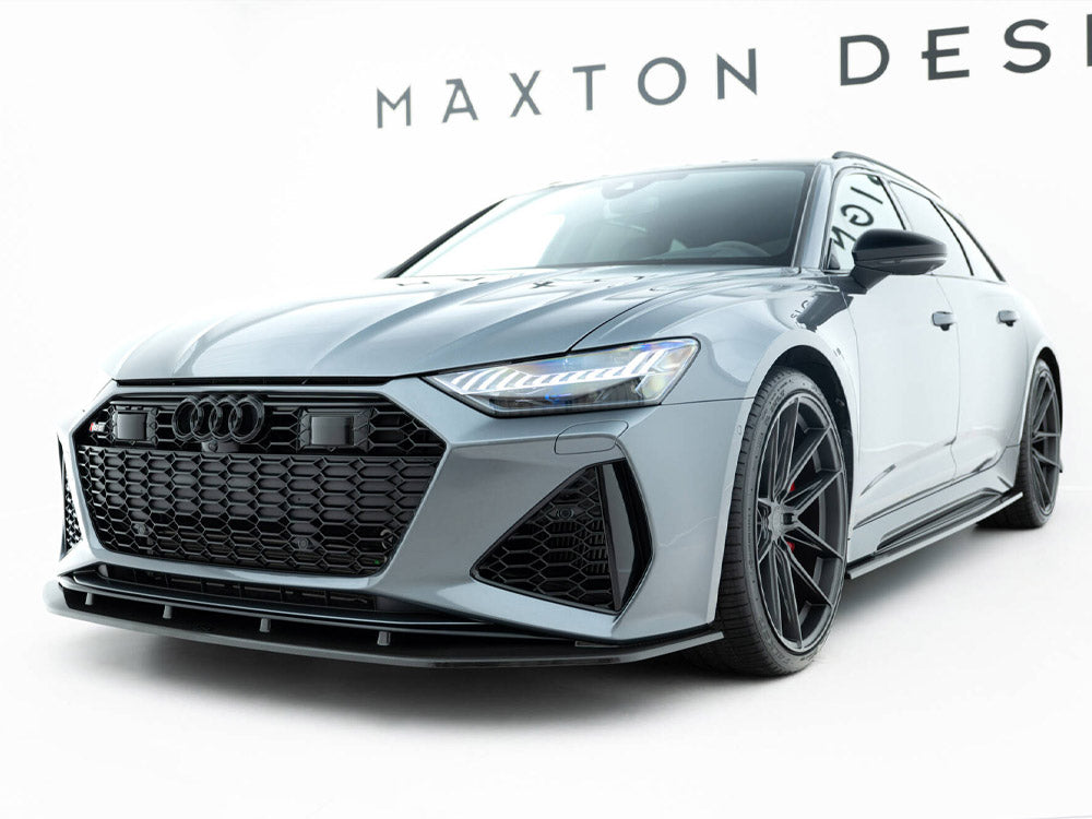 Prepreg Carbon Fiber Front Splitter Audi RS6 C8 / C8 Facelift