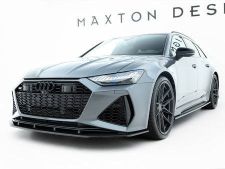 Prepreg Carbon Fiber Front Splitter Audi RS6 C8 / C8 Facelift