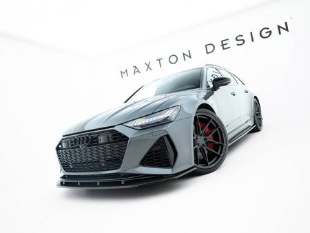 Prepreg Carbon Fiber Front Splitter Audi RS6 C8 / C8 Facelift