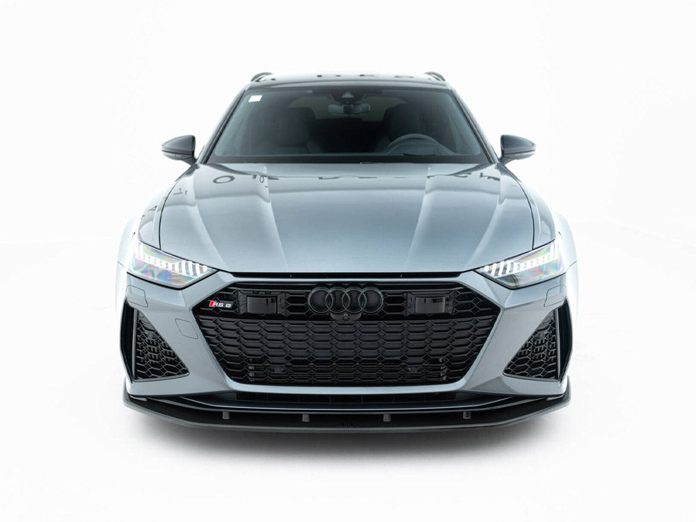 Prepreg Carbon Fiber Front Splitter Audi RS6 C8 / C8 Facelift