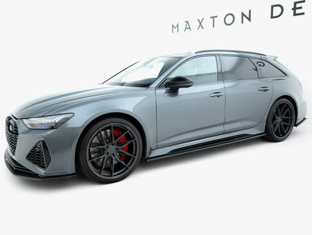 Maxton Design Carbon Fiber Side Skirts Audi RS6 C8 / RS7 C8 - CF-AU-RS6-C8-SD1-245-P - Image 2