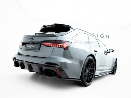 Prepreg Carbon Fiber Tailgate Spoiler (Upper) Audi RS6 C8 / C8 Facelift