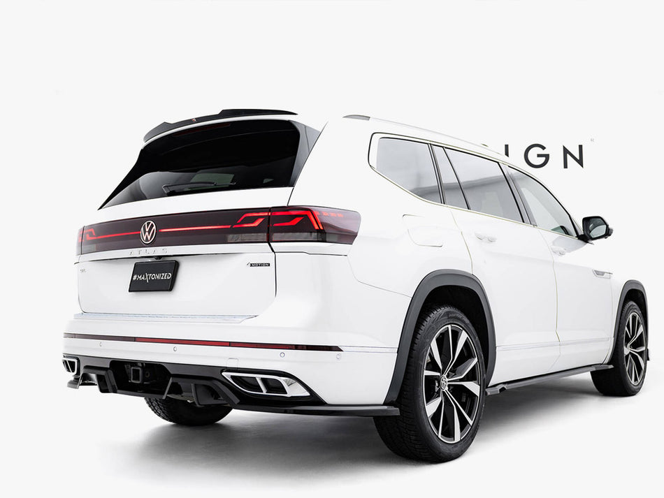 Maxton Design Rear Splitter (Vertical Bars) Volkswagen Atlas R-Line Mk1 Facelift 2 - VW-AT-1F-RLINE-RD1G+RD2G - Image 2