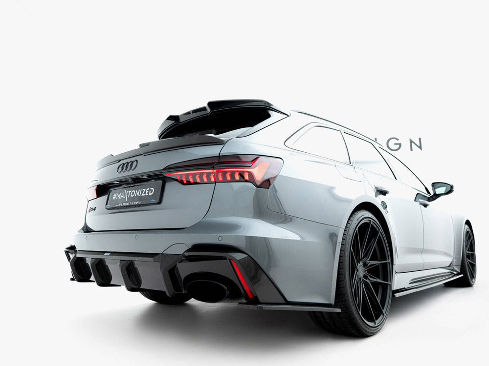 Maxton Design Prepreg Carbon Fiber Rear Diffuser Audi RS6 C8 (version without towbar) - CF-AU-RS6-C8-RS1-245-P - Image 3