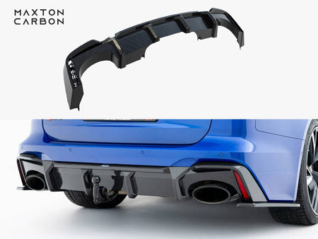 Maxton Design Prepreg Carbon Fiber Rear Diffuser Audi RS6 C8 (version with towbar) - CF-AU-RS6-C8-RS1-245-P+TB - Image 1