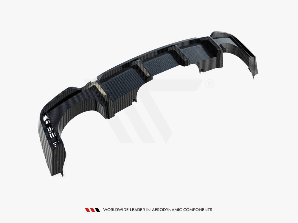 Maxton Design Prepreg Carbon Fiber Rear Diffuser Audi RS6 C8 (version with towbar) - CF-AU-RS6-C8-RS1-245-P+TB - Image 6