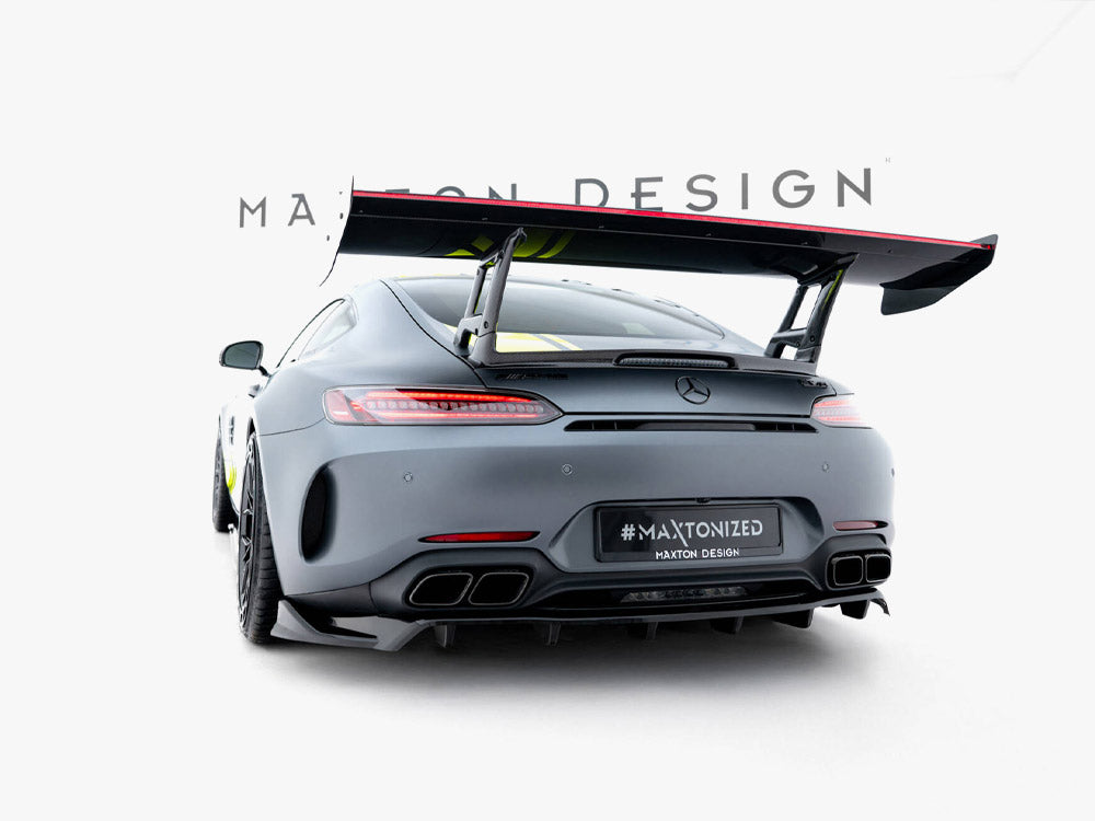 Maxton Design Carbon Spoiler + LED Mercedes-AMG GTR C190 Facelift - CF-ME-AMG-GTR-1F-WING4-245-P+LED - Image 6