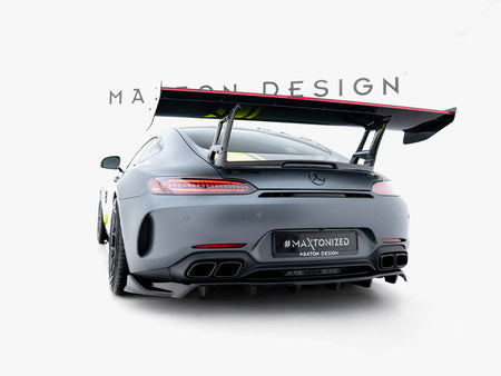 Maxton Design Carbon Spoiler + LED Mercedes-AMG GTR C190 Facelift - CF-ME-AMG-GTR-1F-WING4-245-P+LED - Image 6
