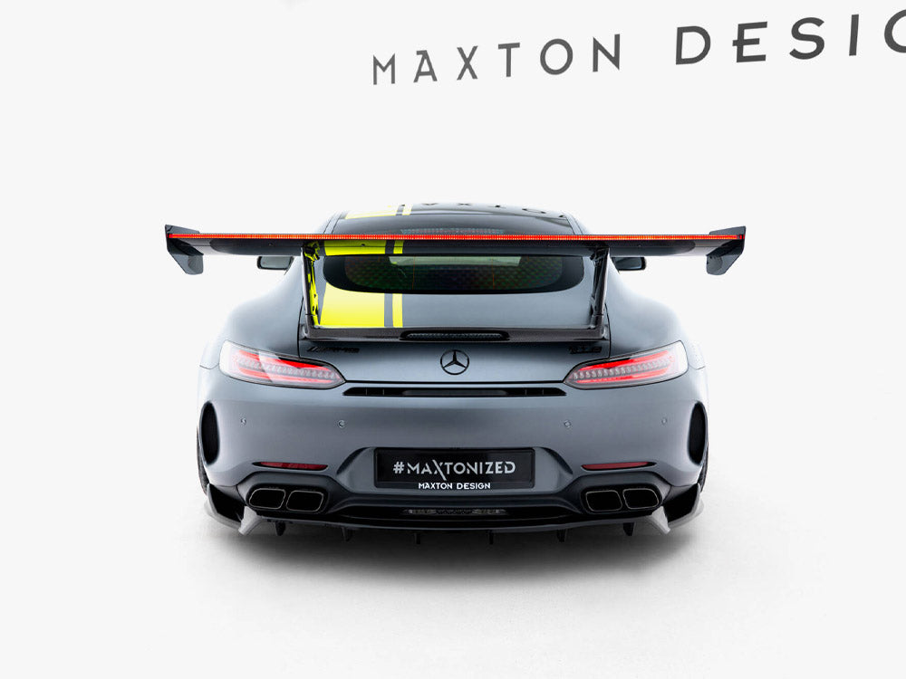 Maxton Design Carbon Spoiler + LED Mercedes-AMG GTR C190 Facelift - CF-ME-AMG-GTR-1F-WING4-245-P+LED - Image 7