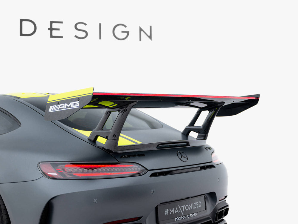 Maxton Design Carbon Spoiler + LED Mercedes-AMG GTR C190 Facelift - CF-ME-AMG-GTR-1F-WING4-245-P+LED - Image 8