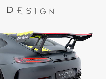 Maxton Design Carbon Spoiler + LED Mercedes-AMG GTR C190 Facelift - CF-ME-AMG-GTR-1F-WING4-245-P+LED - Image 8