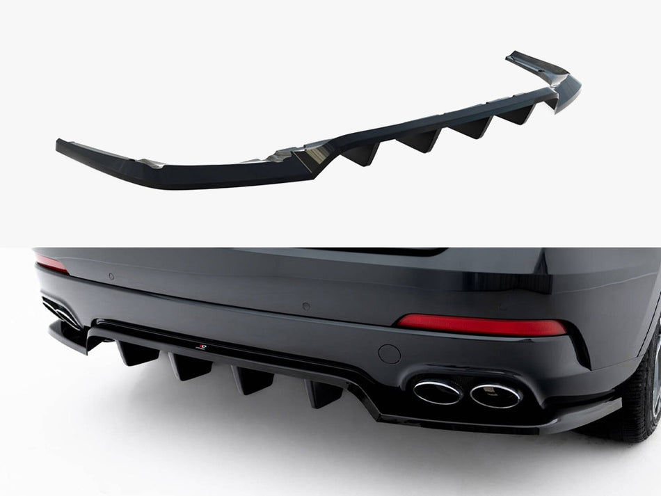 Maxton Design Rear Splitter (Vertical Bars) Maserati Levante GT Mk1 Facelift - MS-LE-1F-GT-RD1G+RD2G - Image 1