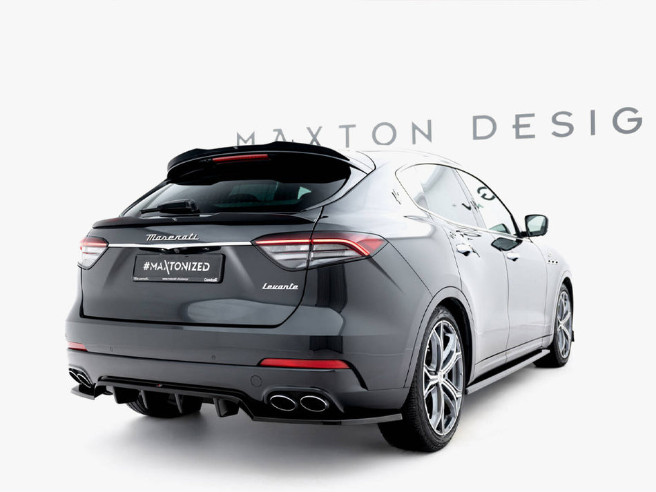 Maxton Design Rear Splitter (Vertical Bars) Maserati Levante GT Mk1 Facelift - MS-LE-1F-GT-RD1G+RD2G - Image 2
