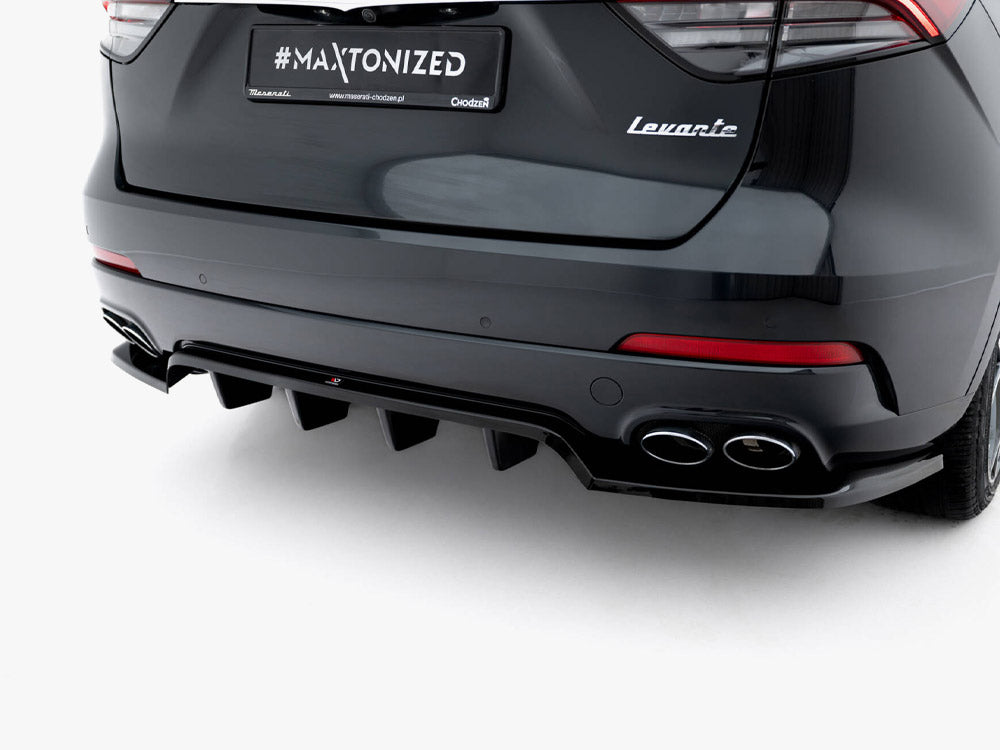 Maxton Design Rear Splitter (Vertical Bars) Maserati Levante GT Mk1 Facelift - MS-LE-1F-GT-RD1G+RD2G - Image 3