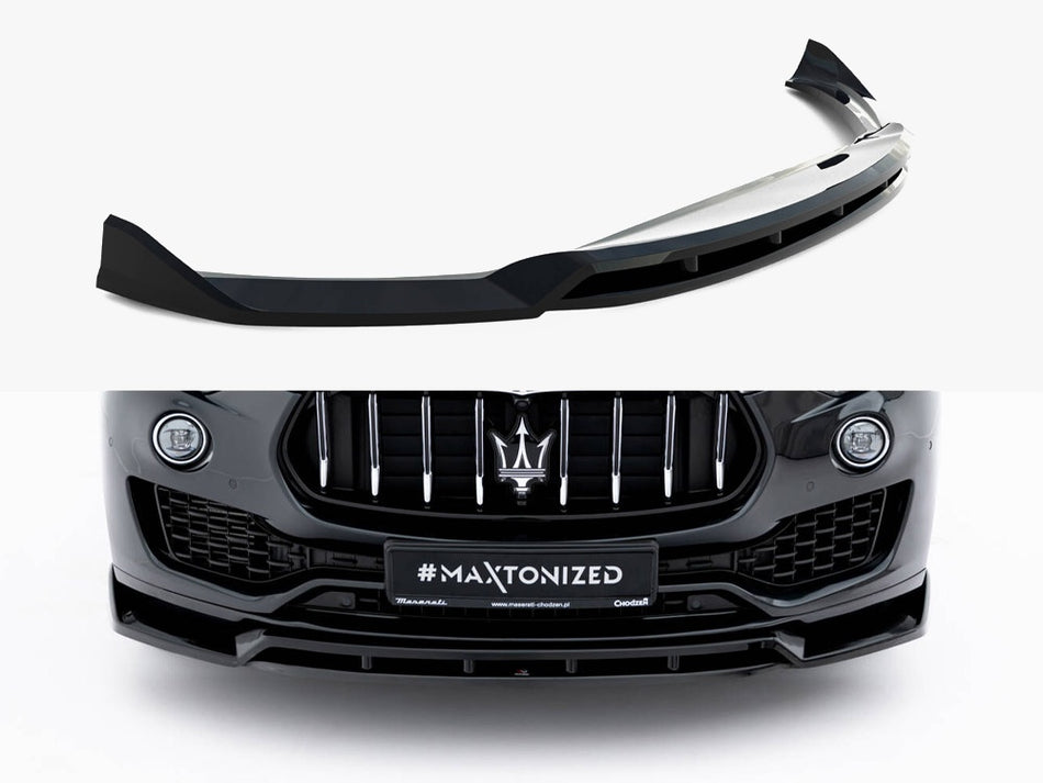 Maxton Design Front Splitter Maserati Levante GT Mk1 Facelift - MS-LE-1F-GT-FD1G+FD1RG - Image 1