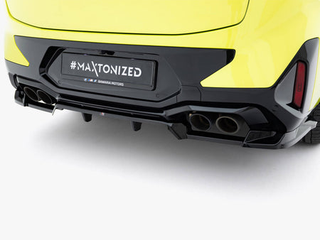 Maxton Design Rear Splitter (Vertical Bars) BMW X4M F98 Facelift - BM-X4M-F98F-RD1G+RD2G - Image 4