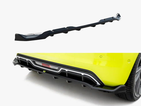 Maxton Design Rear Splitter (Vertical Bars) Abarth 500e - FI-500E-2-AB-RD1G+RD2G - Image 1