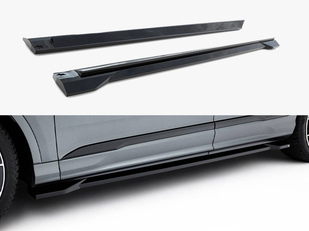 Maxton Design Side Skirts Diffusers Audi Q7 S-Line / SQ7 Mk2 Facelift 2 - AU-Q7-2F2-SLINE-SD1G - Image 1