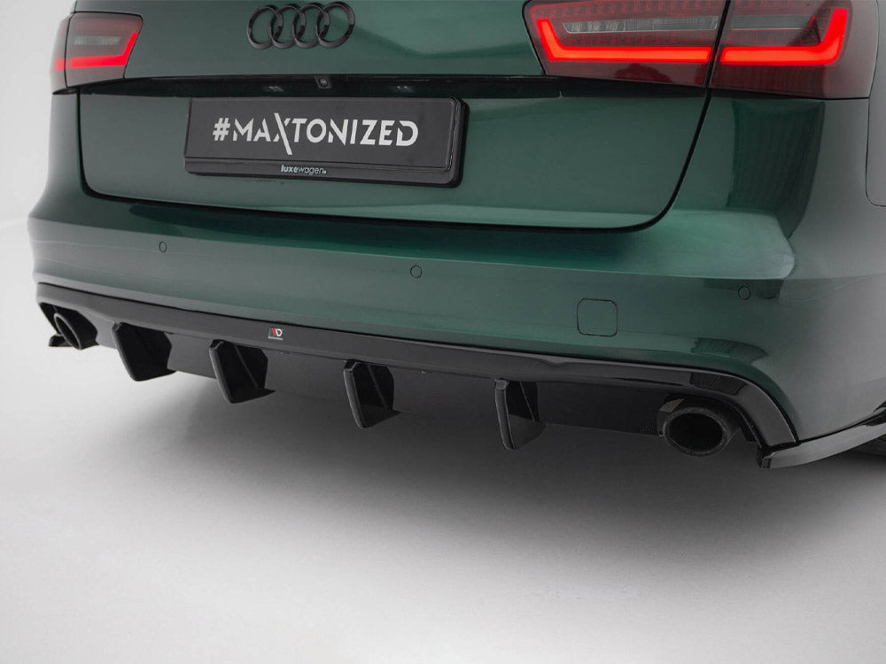 Maxton Design Rear Valance Audi A6 S-Line Avant C7 - AU-A6-C7-SLINE-AV-RS1GO_O+RS1RG - Image 3