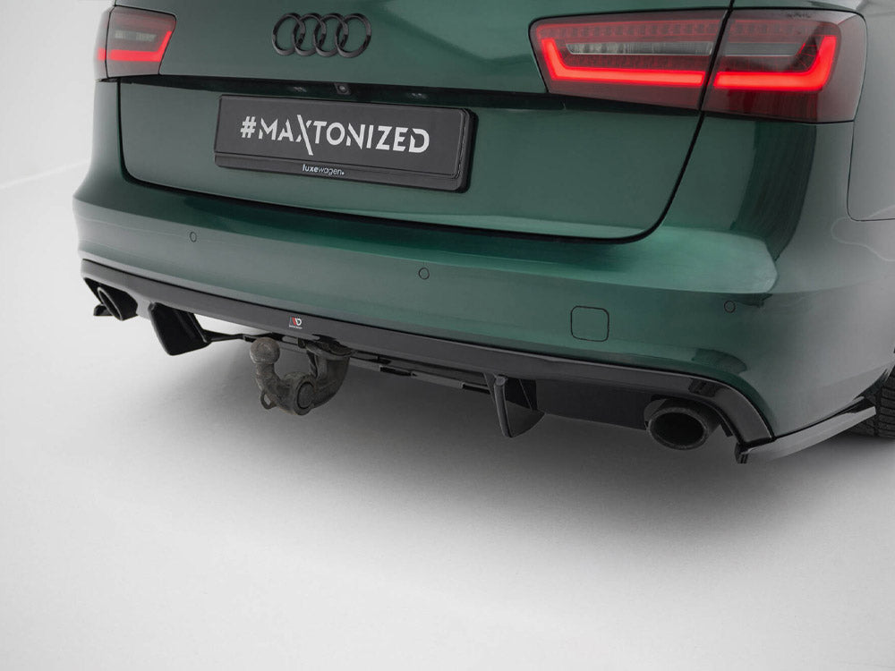 Maxton Design Rear Valance Audi A6 S-Line Avant C7 - AU-A6-C7-SLINE-AV-RS1GO_O+RS1RG - Image 4