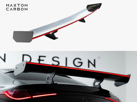 Maxton Design Carbon Spoiler V.1 + LED Mercedes-AMG CLE 53 C236 - CF-ME-CLE-236-WING5-245-P-1+LED - Image 1