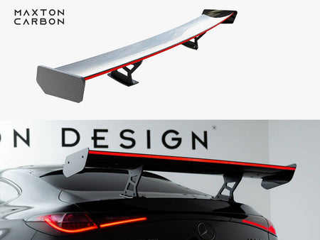Maxton Design Carbon Spoiler V.2 + LED Mercedes-AMG CLE 53 C236 - CF-ME-CLE-236-WING5-245-P-2+LED - Image 1