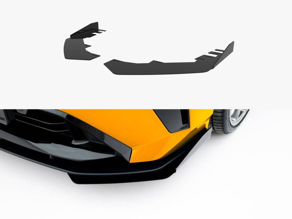 Maxton Design Front Flaps BMW 1 M-Pack F70 - BM170MPACKCNC-FSF1G - Image 1