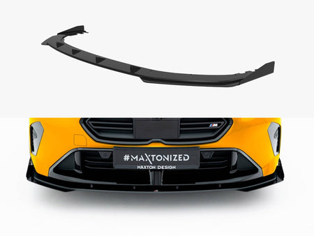Maxton Design Street PRO Front Splitter + Flaps BMW 1 M-Pack F70 - BM170MPACKCNC-FD1B+FSF1G - Image 1