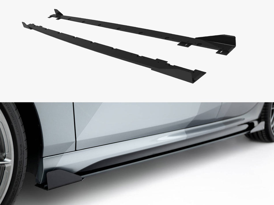 Street PRO Side Skirts Diffusers + Flaps BMW M135i F70