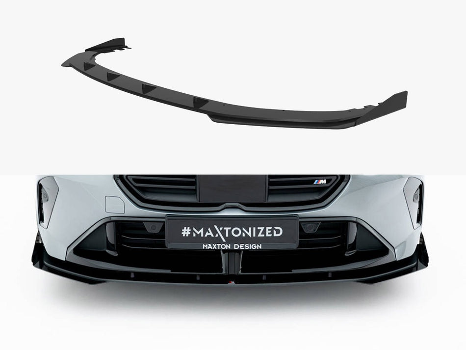 Maxton Design Street PRO Front Splitter + Flaps BMW M135i F70 - BM170MPACKCNC-FD1B+FSF1G - Image 1