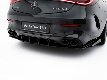 Maxton Design Street PRO Rear Diffuser + Flaps Mercedes-AMG CLE 53 C236 - MECLE23653AMGCNC-RS1B+RSF1G - Image 3