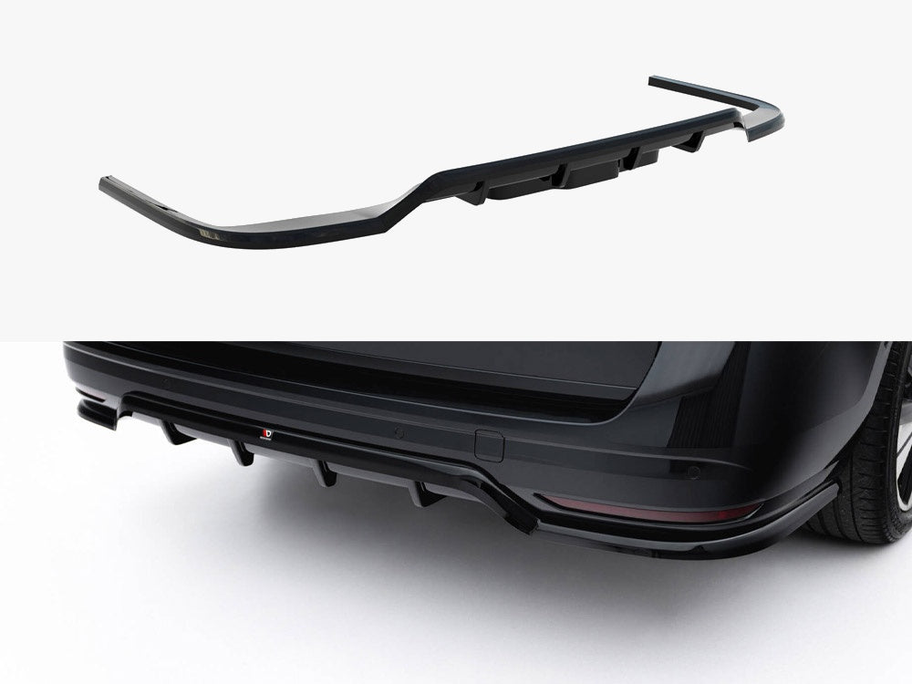 Maxton Design Rear Splitter (Vertical Bars) Volkswagen Multivan Long T7 - VW-MU-T7-L-RD1G+RD2G - Image 1