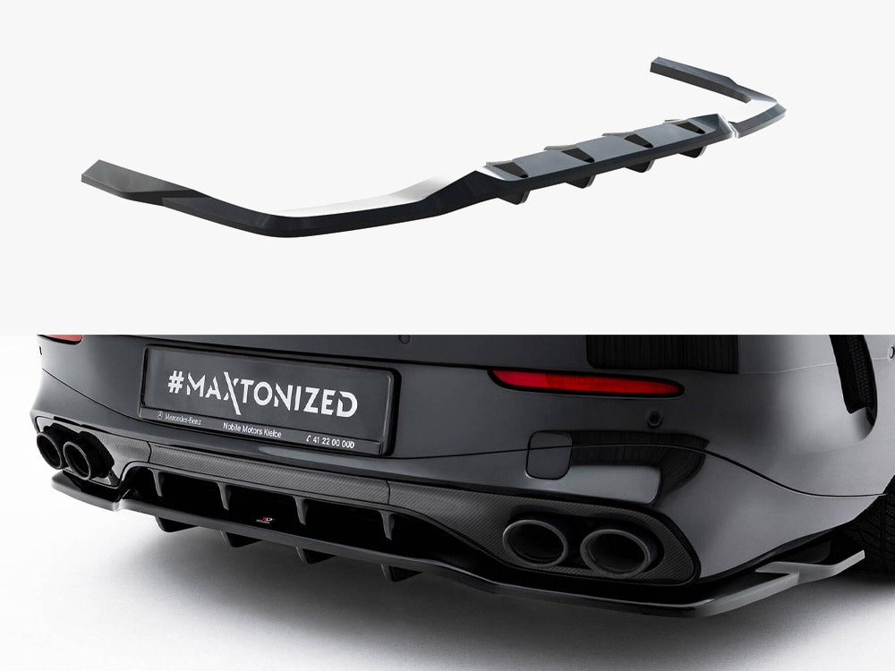 Maxton Design Rear Splitter (Vertical Bars) Mercedes-AMG CLE 53 C236 - ME-CLE-236-53-AMG-RD1G+RD2G - Image 1