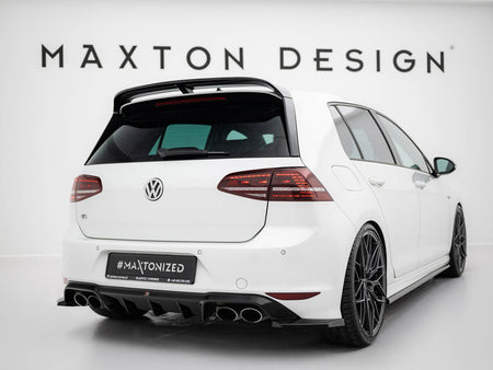 Maxton Design Spoiler Volkswagen Golf R / GTI / R-Line Hatchback Mk7 / Mk7 Facelift - VW-GO-7-R-FH1FP - Image 2