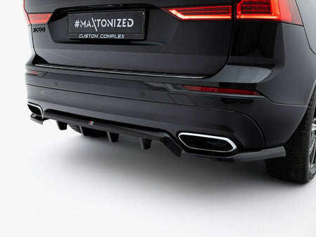 Maxton Design Rear Splitter (Vertical Bars) Volvo XC60 Mk2 - VO-XC60-2-RD1G+RD2G - Image 3