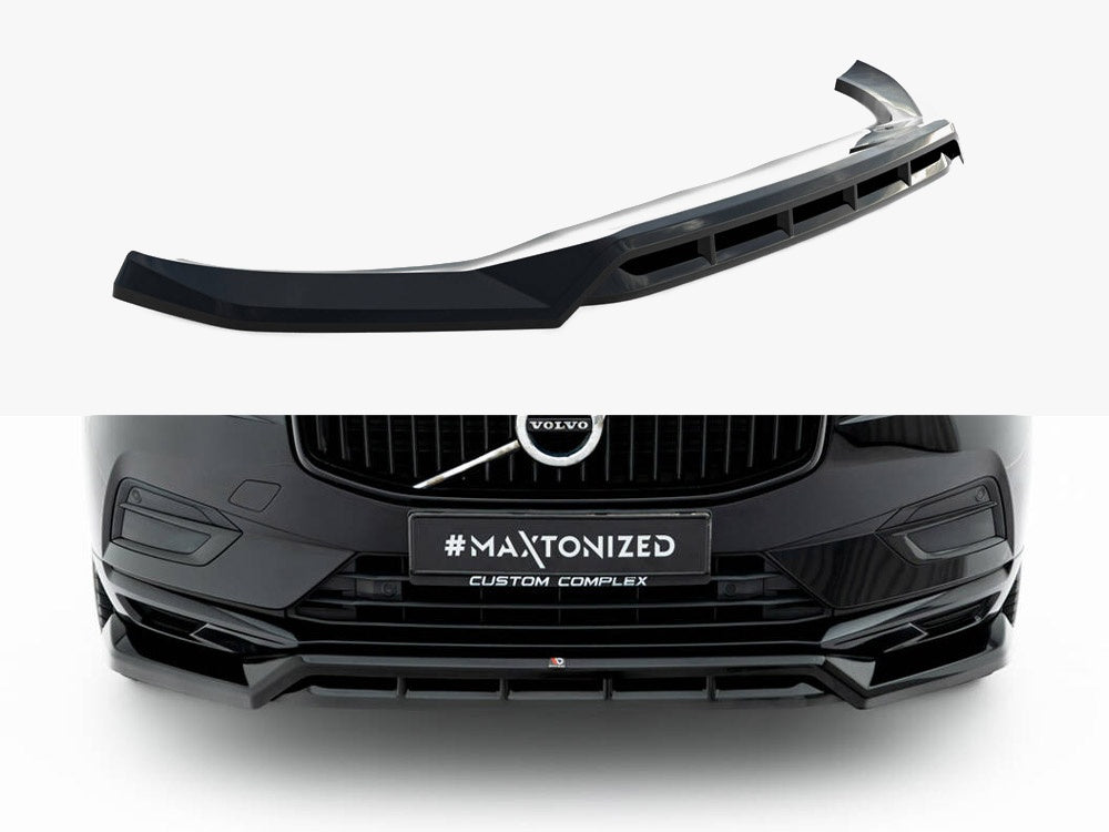 Maxton Design Front Splitter Volvo XC60 Mk2 - VO-XC60-2-FD1G+FD1RG - Image 1