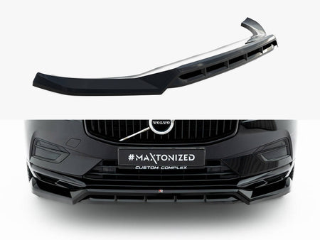 Maxton Design Front Splitter Volvo XC60 Mk2 - VO-XC60-2-FD1G+FD1RG - Image 1