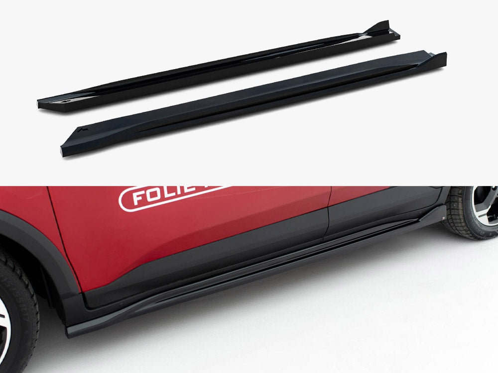 Maxton Design Side Skirts Diffusers Ford Tourneo Courier Mk2 - FO-TO-COU-2-SD1G - Image 1