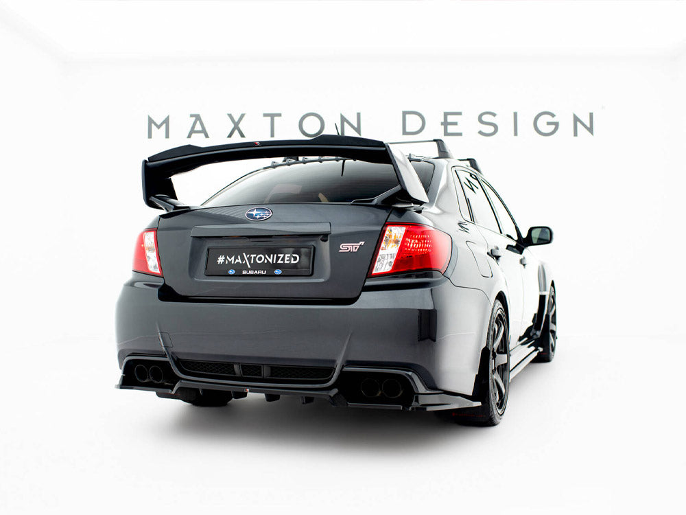 Maxton Design Rear Splitter (Vertical Bars) Subaru Impreza WRX STI Mk3 Facelift - SU-IM-3F-WRX-STI-RD1G+RD2G - Image 2