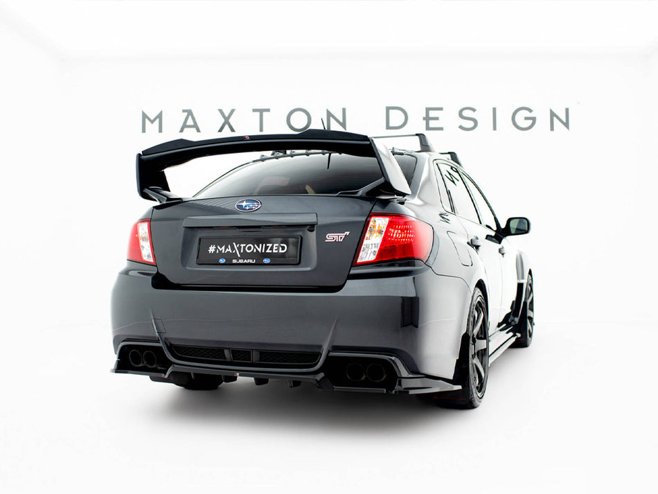 Maxton Design Rear Splitter (Vertical Bars) Subaru Impreza WRX STI Mk3 Facelift - SU-IM-3F-WRX-STI-RD1G+RD2G - Image 2