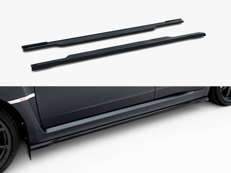 Maxton Design Side Skirts Diffusers V.2 Subaru Impreza WRX STI Mk3 Facelift - SU-IM-3F-WRX-STI-SD1G - Image 1