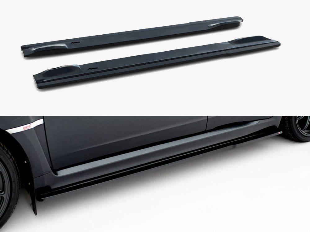 Maxton Design Side Skirts Diffusers V.1 Subaru Impreza WRX STI Mk3 Facelift - SU-IM-3-WRX-STI-SD1G - Image 1