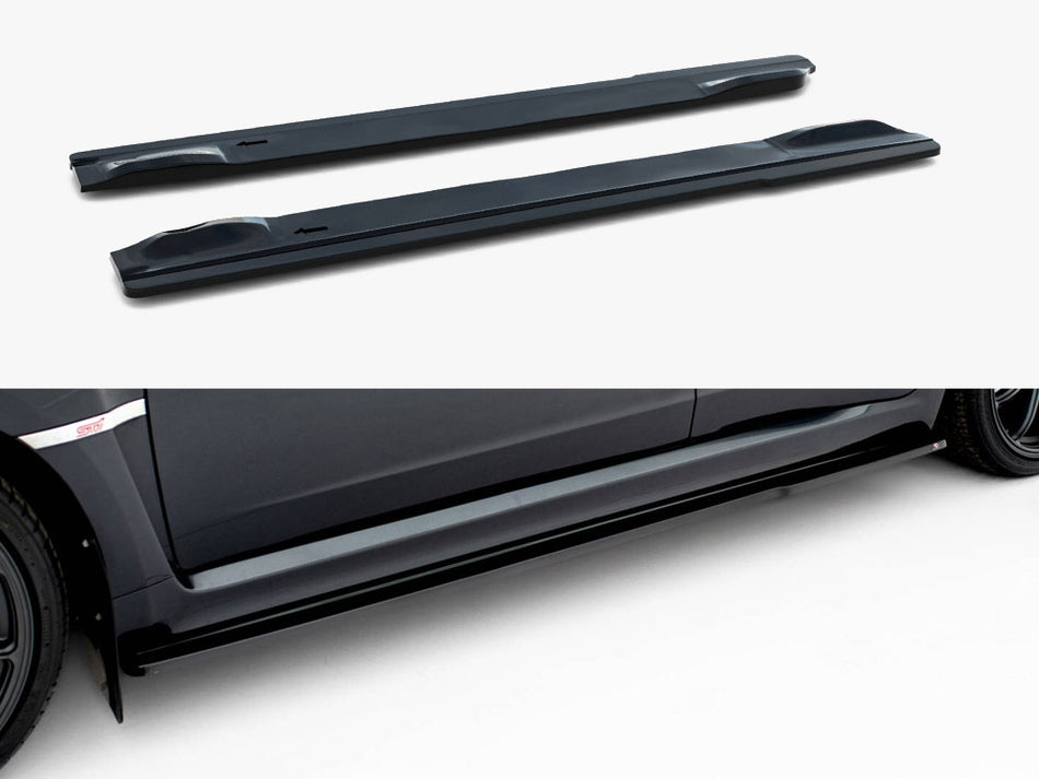 Maxton Design Side Skirts Diffusers V.1 Subaru Impreza WRX STI Mk3 Facelift - SU-IM-3-WRX-STI-SD1G - Image 1