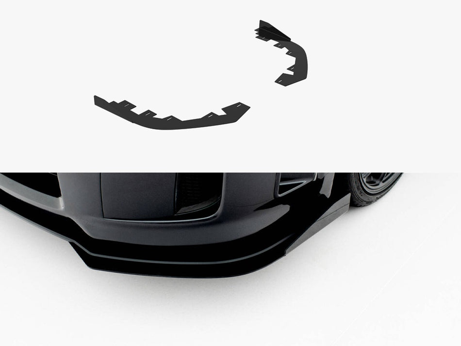 Maxton Design Front Flaps Subaru Impreza WRX STI Mk3 Facelift - SUIM3FWRXSTICNC-FSF1G - Image 1